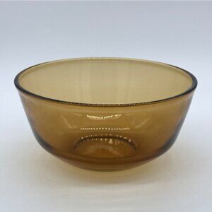 Vintage Anchor Hocking Amber Glass Mixing Bowl